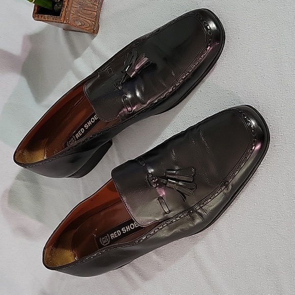 mens red dress shoes discount